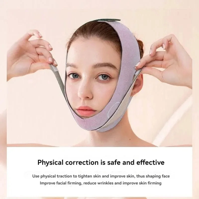 Adjustable Face Slimming Belt – Double Chin Reducer & Lifting Strap for All Face Shapes