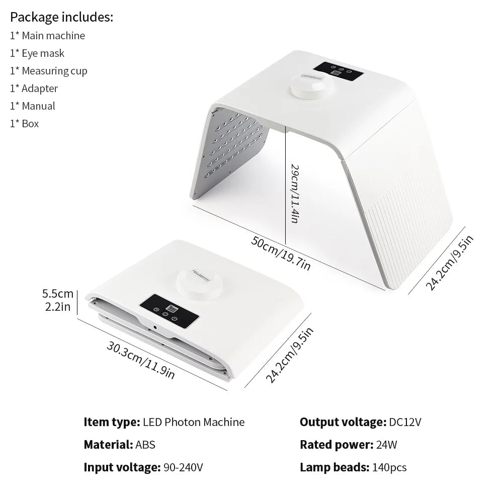 Professional LED Photon Machine – Advanced Skin Rejuvenation & Hydration Therapy