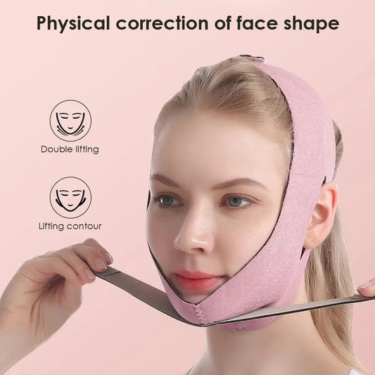 Adjustable Face Slimming Belt – Double Chin Reducer & Lifting Strap for All Face Shapes